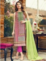 3 Piece Linen Unstitched Suit With Wool Shawl Ladies Winter Suit Latest Collection