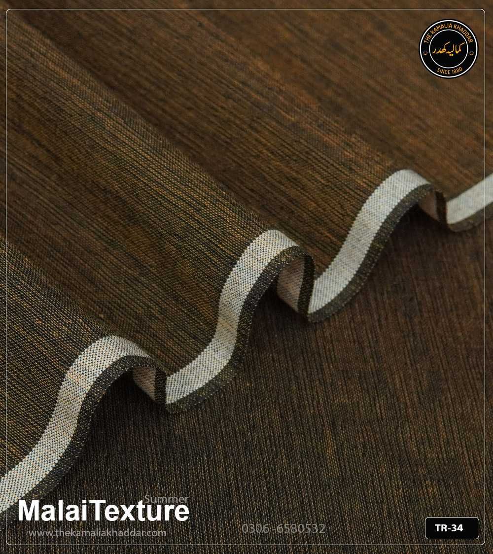 TR-34-malai Malai Texture | Kamalia Khaddar Summer Collection | Premium Plus | TR- 34 - Image 1