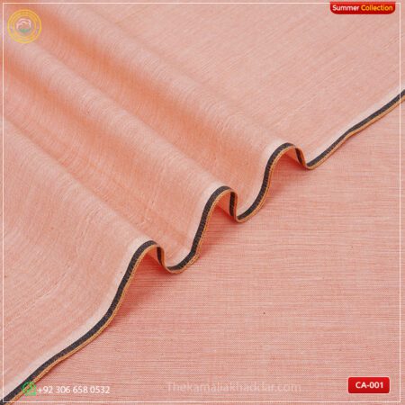 Premium Plus Kamalia Khaddar Summer Collection | Peach | CA-001