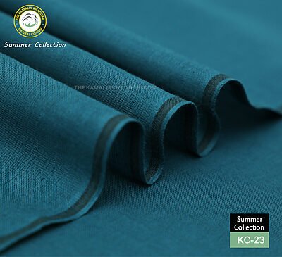 Premium Kamalia Khaddar Summer Collection | Azure Blue | KC-23