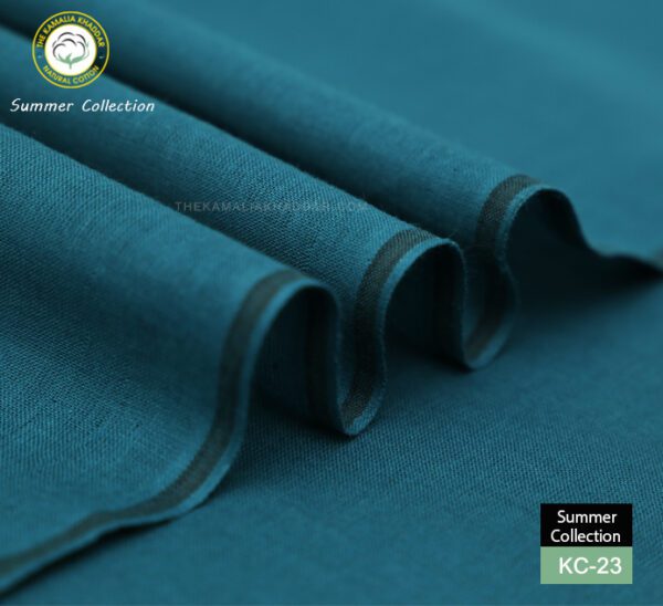 Premium Kamalia Khaddar Summer Collection | Azure Blue | KC-23