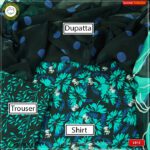 3PC Kamalia Khaddar Ladies Unstitched Printed Lawn Suit | LB12 - Image 2