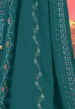 Embroidered Chikankari 3 Piece with Chiffon Dupatta | CK-302 - Image 2