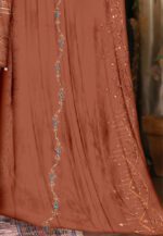 Embroidered Chikankari 3 Piece with Chiffon Dupatta | CK-303 - Image 2