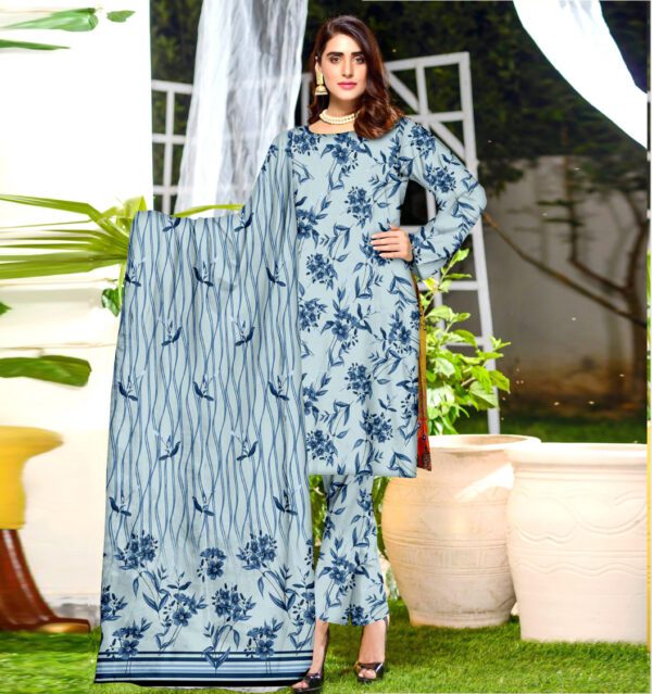 Bana Dora Kamalia Khaddar Ladies Unstitched Printed Lawn | DL-605