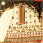 3PC Kamalia Khaddar Ladies Unstitched Printed Lawn Suit | LL-504 - Image 2