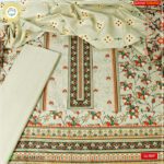 3PC Kamalia Khaddar Ladies Unstitched Printed Lawn Suit | LL-507 - Image 2