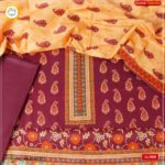 3PC Kamalia Khaddar Ladies Unstitched Printed Lawn Suit | LL-508 - Image 2