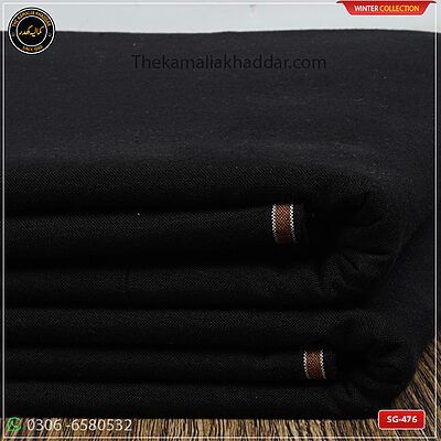 SG-476 Premium Plus Kamalia Khaddar Winter Double Goli in White – Original Kamalia Khaddar winter fabric