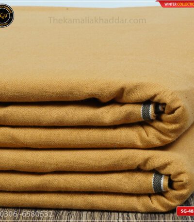 SG-483 Premium Plus Kamalia Khaddar Winter Double Goli in White – Original Kamalia Khaddar winter fabric