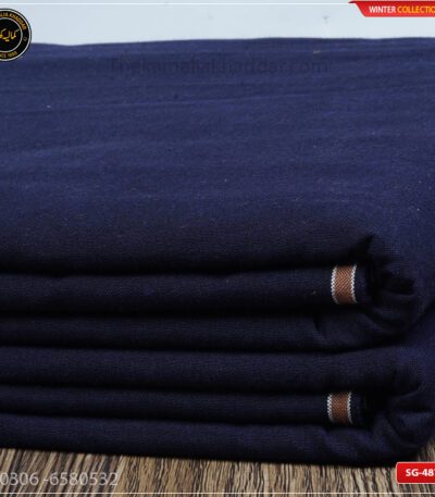 SG-487 Premium Plus Kamalia Khaddar Winter Double Goli in White – Original Kamalia Khaddar winter fabric