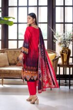 3PC Unstitched Digital Printed Linen Suit | Kamalia Khaddar | 45 - Image 2