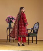 Unstitched Digital Printed Dhanak 3PC Suit | Kamalia Khaddar | 46 - Image 3