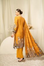 3PC Unstitched Digital Printed Linen Suit | Kamalia Khaddar | 61 - Image 2