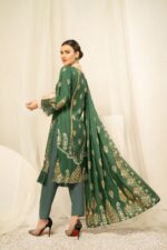 3PC Unstitched Digital Printed Linen Suit | Kamalia Khaddar | 65 - Image 2