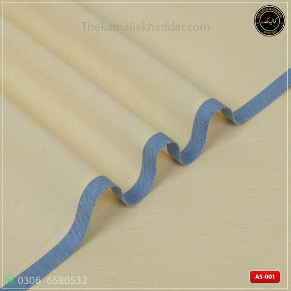 Original Kamalia Khaddar fabric legacy since 1980 - close-up of authentic weave