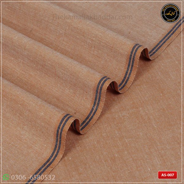 Classic beige and cream color Kamalia Khaddar fabric swatches