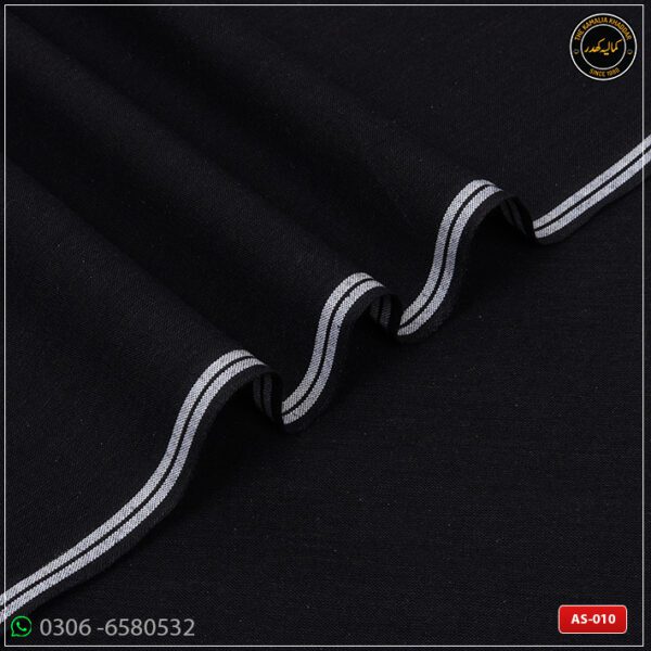 Close-up texture of original Kamalia Khaddar fabric weave and feel