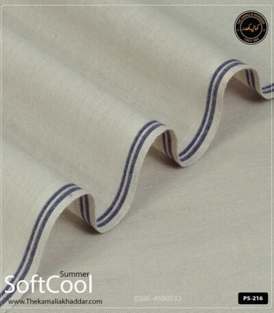 Silver Sage Premium Kamalia Khaddar Summer Collection PS-216 - Breathable Hand-woven Fabric