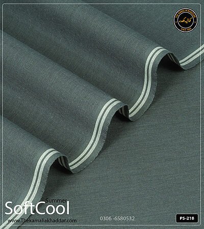 Soft Cool | Kamalia Khaddar Summer Collection | Dark Grey | PS-218
