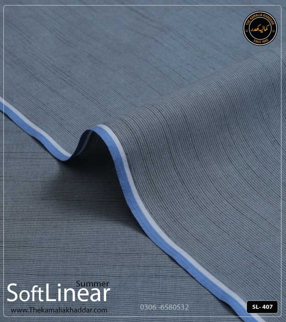Soft Linear Kamalia Khaddar Summer Collection | SL-407