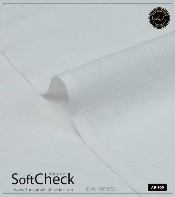 Soft Check Kamalia Khaddar Summer Collection | AB-900