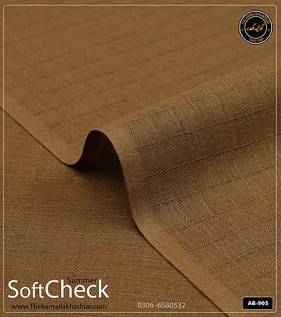 Soft Check Kamalia Khaddar Summer Collection | AB-905