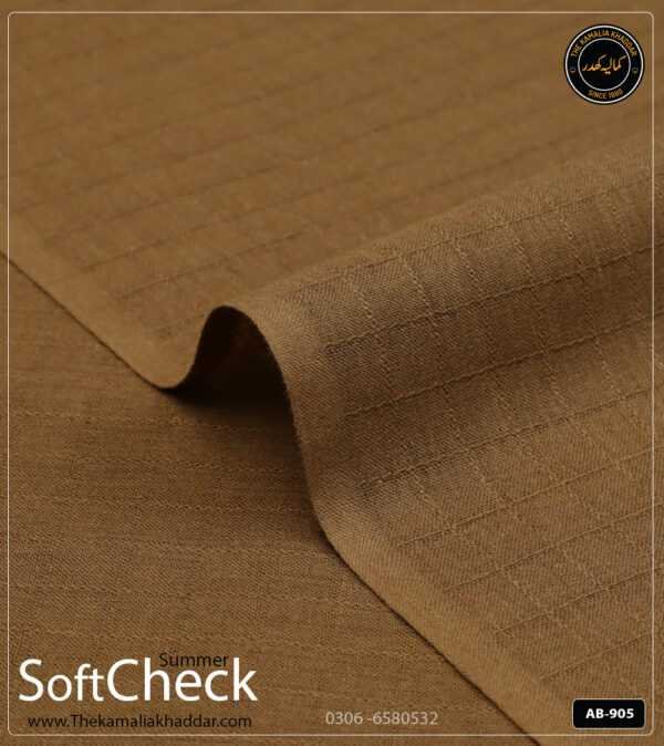Soft Check Kamalia Khaddar Summer Collection | AB-905