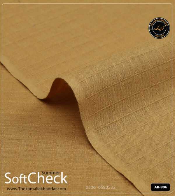 Soft Check Kamalia Khaddar Summer Collection | AB-906