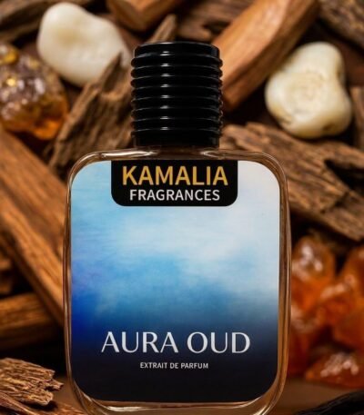 Aura Oud Long Lasting Extrait de Parfum by Kamalia Fragrances - Bold and Intense Oud Scent