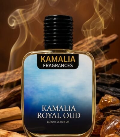 Kamalia Royal Oud Long Lasting Extrait de Parfum - Shahi Oud Fragrance in Premium Glass Bottle