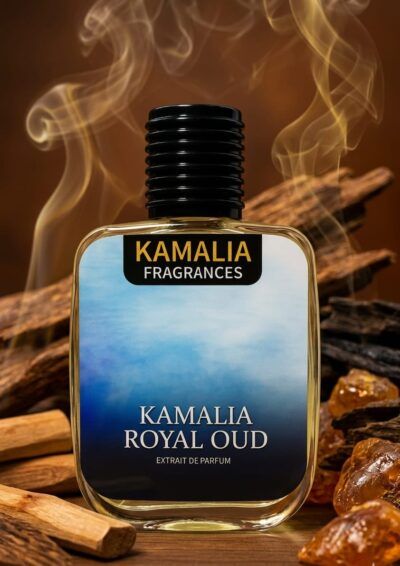 Kamalia Royal Oud Long Lasting Extrait de Parfum - Shahi Oud Fragrance in Premium Glass Bottle