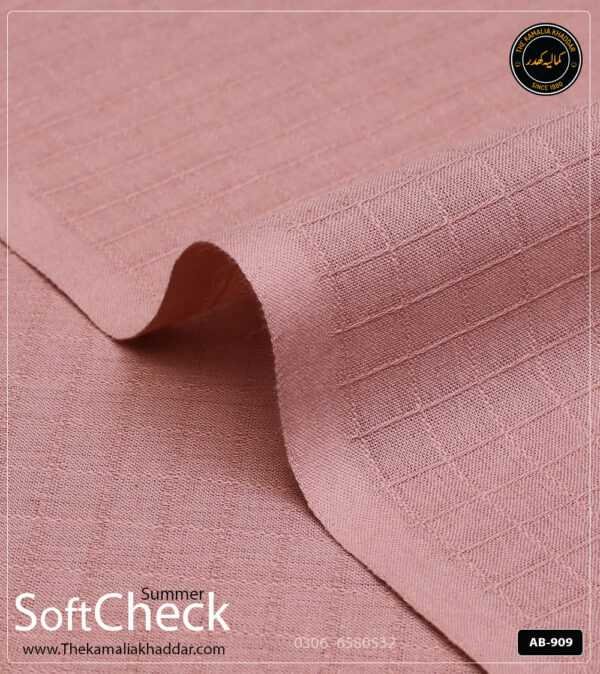 Soft Check Kamalia Khaddar Summer Collection | AB-909