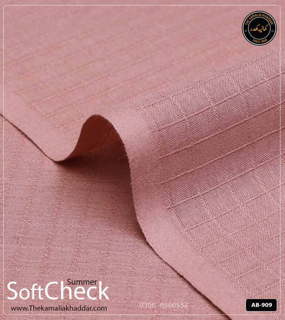Shipment Tracking 23 Soft Check Kamalia Khaddar Summer Collection | AB-909
