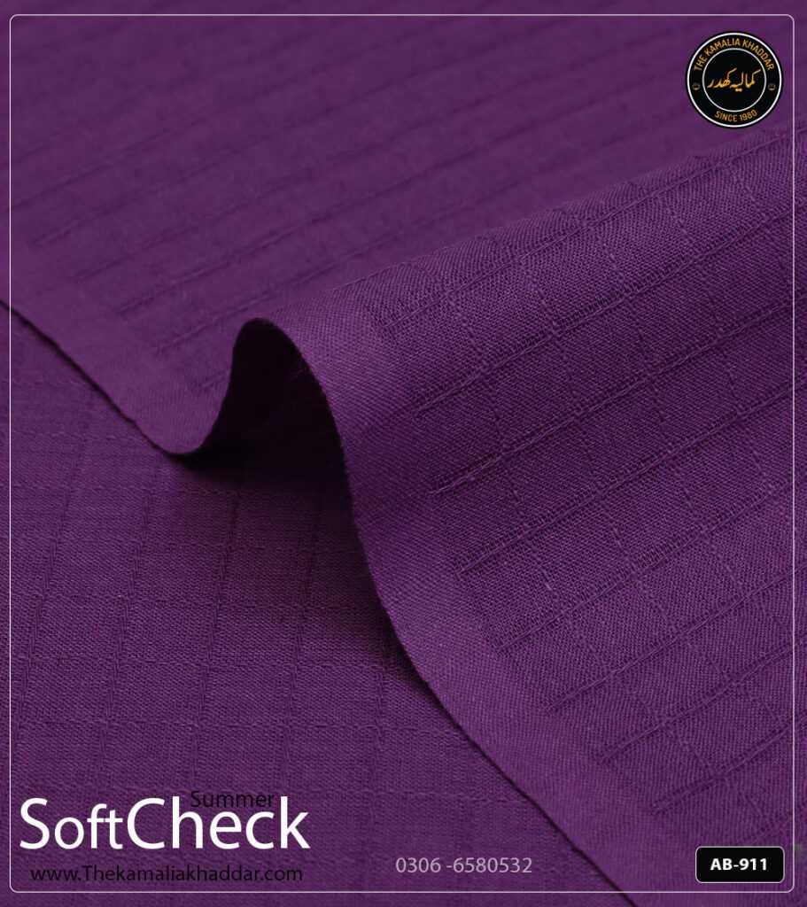 Shipment Tracking 21 Soft Check Kamalia Khaddar Summer Collection | AB-911