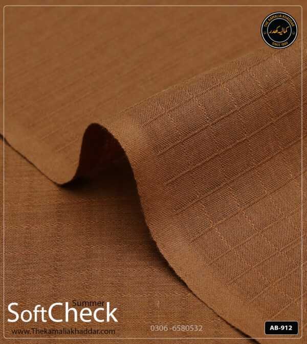 Soft Check Kamalia Khaddar Summer Collection | AB-912