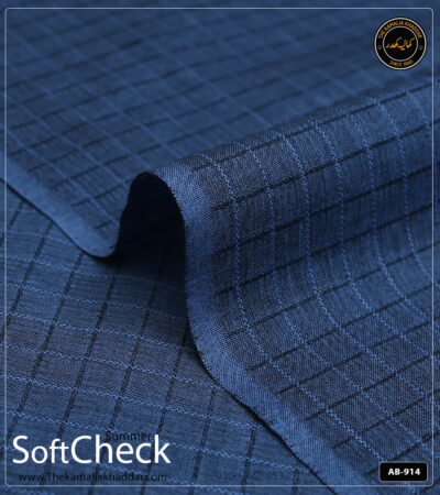 Soft Check Kamalia Khaddar Summer Collection | AB-914