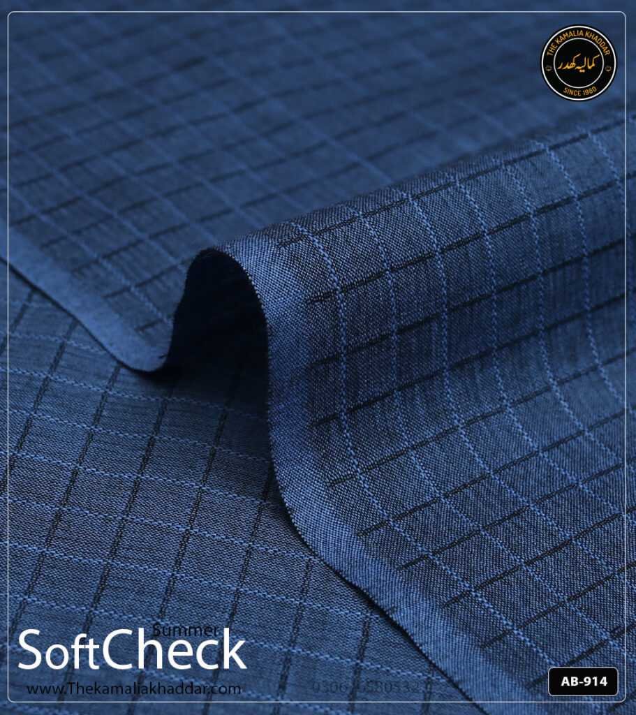 Shipment Tracking 26 Soft Check Kamalia Khaddar Summer Collection | AB-914