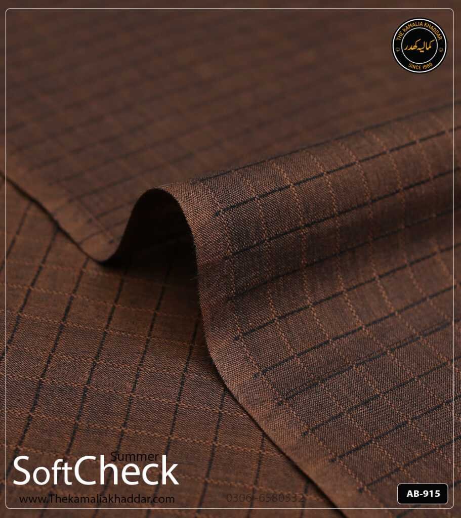 Shipment Tracking 25 Soft Check Kamalia Khaddar Summer Collection | AB-915