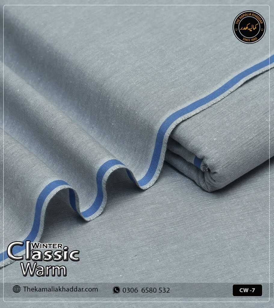 Shipment Tracking 29 Original ClassicWarm Kamalia Khaddar unstitched suit from the winter collection showing rich texture and vibrant colors