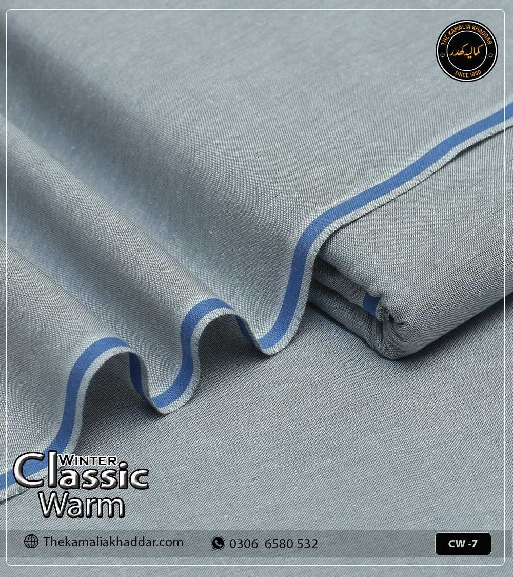 classicwarm-original-kamalia-khaddar-winter-collection-CW--7 Original ClassicWarm Kamalia Khaddar unstitched suit from the winter collection showing rich texture and vibrant colors