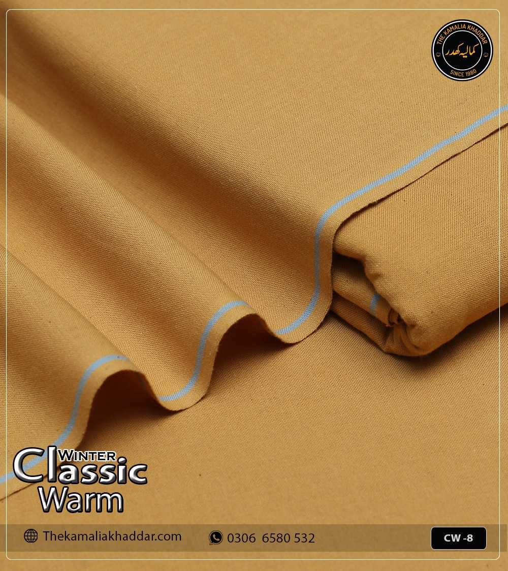 classicwarm-original-kamalia-khaddar-winter-collection-CW--8 Original ClassicWarm Kamalia Khaddar unstitched suit from the winter collection showing rich texture and vibrant colors
