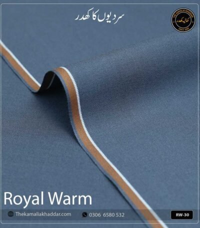 Royal Warm Pure Cotton Kamalia Khaddar Winter Fabric Suit