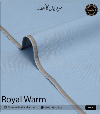 Royal Warm Pure Cotton Kamalia Khaddar Winter Fabric Suit