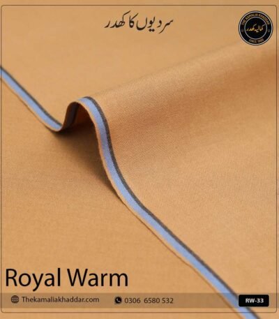 Royal Warm Pure Cotton Kamalia Khaddar Winter Fabric Suit