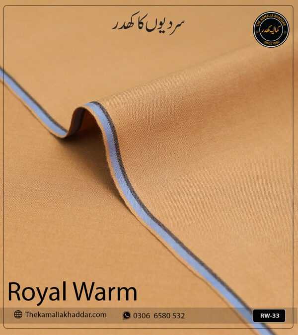 Royal Warm Pure Cotton Kamalia Khaddar Winter Fabric Suit