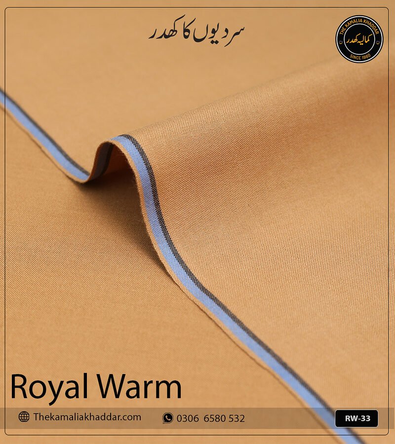 Shipment Tracking 16 Royal Warm Pure Cotton Kamalia Khaddar Winter Fabric Suit