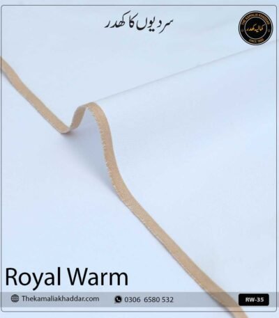 Royal Warm Pure Cotton Kamalia Khaddar Winter Fabric Suit