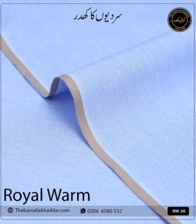Royal Warm Pure Cotton Kamalia Khaddar Winter Fabric Suit
