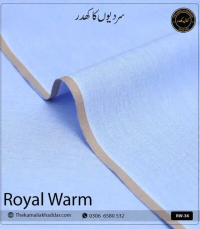Royal Warm Pure Cotton Kamalia Khaddar Winter Fabric Suit
